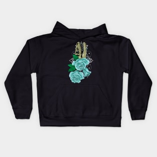 dinosaurs mask Kids Hoodie